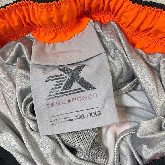 Zeroxposur Orange Men's Swim Shorts - Picture 6 of 6
